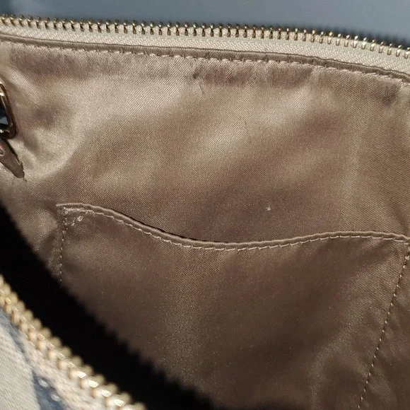 COACH Madison Signature Print Slim File Bag Crossbody Shoulder Bag Black\Tan - Picture 9 of 16